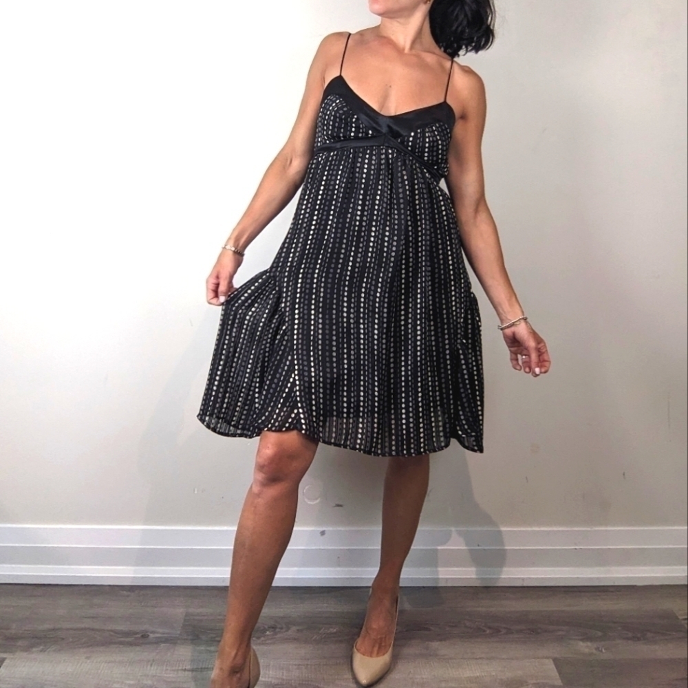 FLOWY Y2K Polka dot Spring/summer dress size Small - Picture 4 of 12